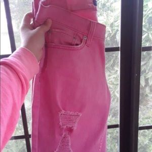 New pink Levi jeans